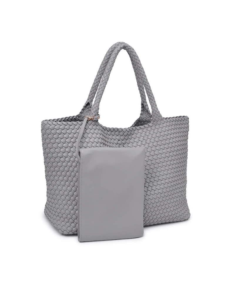 Moda Luxe Solana Large Woven Tote Bag