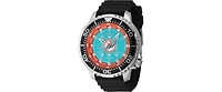 Invicta Men's 48102 Nfl Miami Dolphins Quartz 3 Hand Light Blue Dial Watch