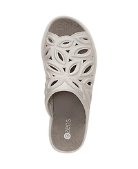 LifeStride Women's Susie Washable Slide Wedge Sandals