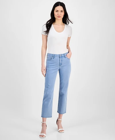 Anne Klein Women's Slim Straight-Leg Ankle Jeans