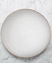 American Atelier Shine Silver Charger Plate 13", Set of 4