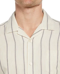 Cubavera Men's Space-Dyed Dobby Stripe Shirt