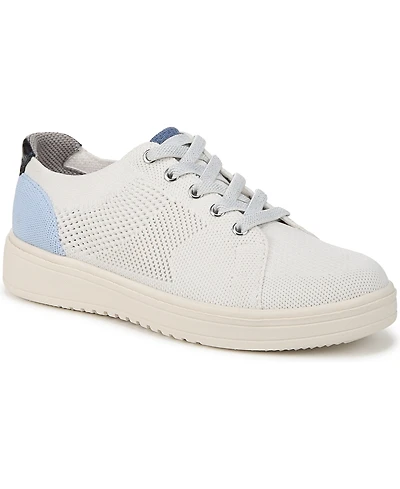 LifeStride Women's Vip Washable Court Inspired Lace Up Platform Sneakers