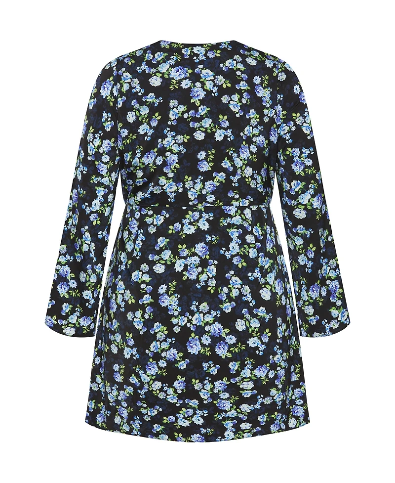 City Chic Plus Size Lenna Print Dress