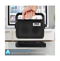 Pyle Wireless Tv Speaker with Transmitter and Rechargeable Battery