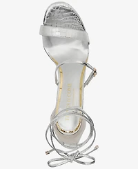 Things Ii Come Women's Kaysee Luxurious Block-Heel Strappy Dress Sandals