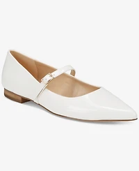 Things Ii Come Women's Kyra Luxurious Slip-on Mary Jane Pointed Toe Flats