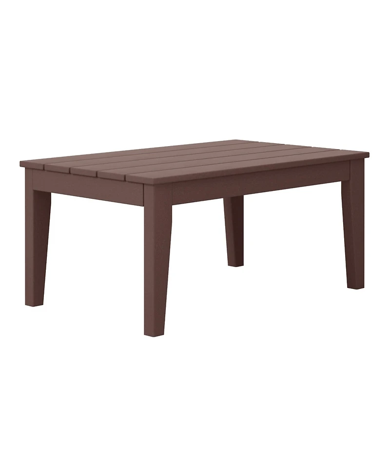 WestinTrends 4-Piece Hdpe Outdoor Patio Furniture Couch Set