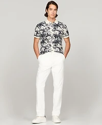 Tommy Hilfiger Men's Big & Tall Printed Short-Sleeve Polo Shirt