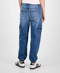 Celebrity Pink Juniors' High Rise Cargo Jogger Jeans