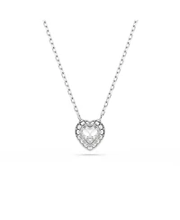 Swarovski Ariana Grande x Swarovski Rhodium Plated Heart Mixed Cuts Pendant Necklace