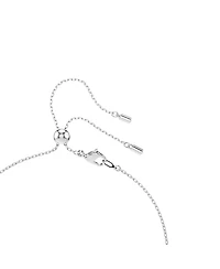 Swarovski Ariana Grande x Swarovski Rhodium Plated Heart Mixed Cuts Y Necklace