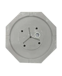 Indoor/Outdoor Modern Faceted Polyresin Flower Pot Planter