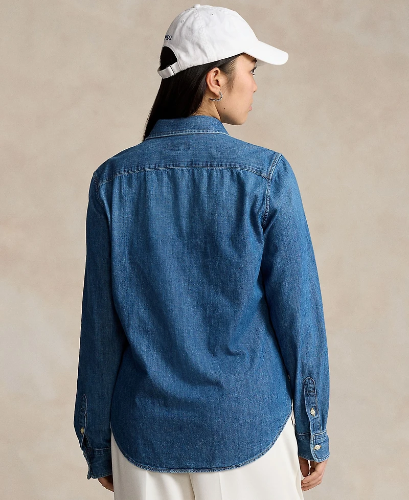Polo Ralph Lauren Women's Slim-Fit Denim Shirt