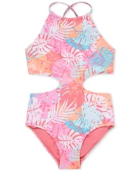 Hurley Big Girls Halter Monokini Swimsuit