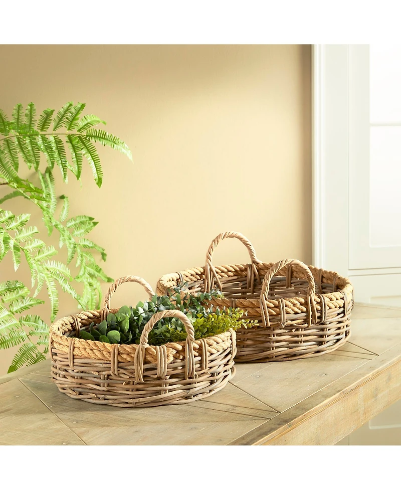 Sonoma Low Baskets Set of 2