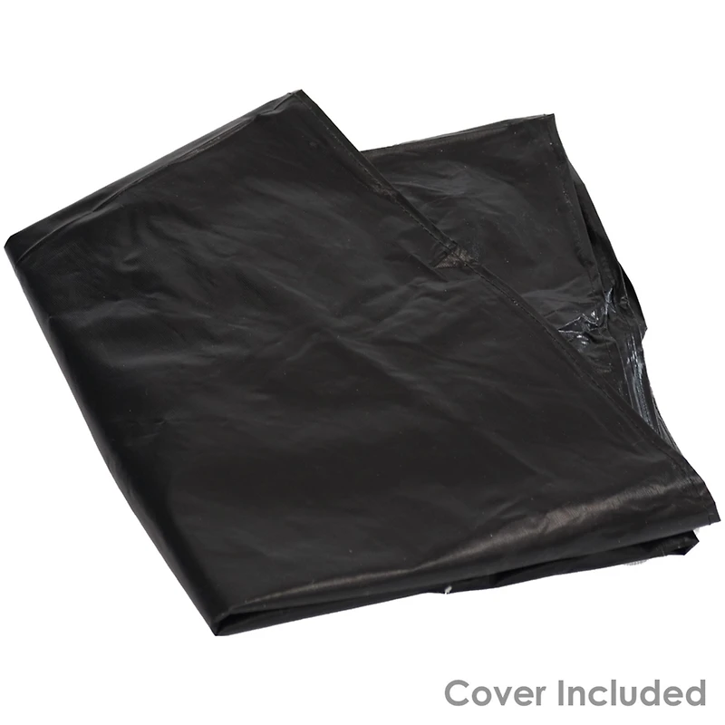 Heavy-Duty Steel Cauldron Fire Pit with Spark Screen and Pvc Protective Cover - 28.5-Inch Round - Brushed Bronze