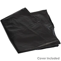 Heavy-Duty Steel Cauldron Fire Pit with Spark Screen and Pvc Protective Cover - 28.5-Inch Round - Brushed Bronze