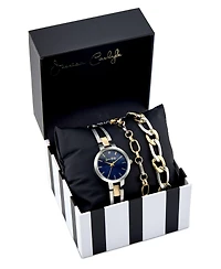 Jessica Carlyle Women's Quartz Two Tone Metal Alloy Watch, 33mm