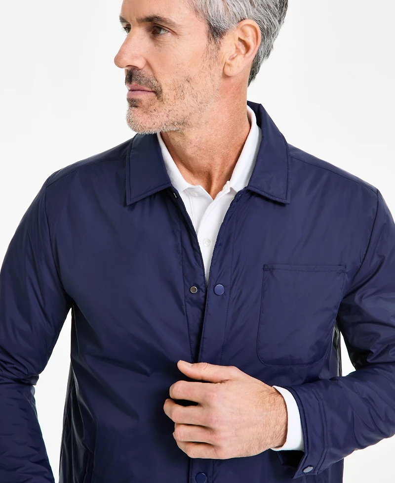 Club Room Men's Lightweight Fill Shacket, Exclusively at Macy's
