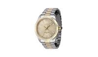 Invicta Men's 47457 Specialty Quartz 3 Hand Gold Dial Watch