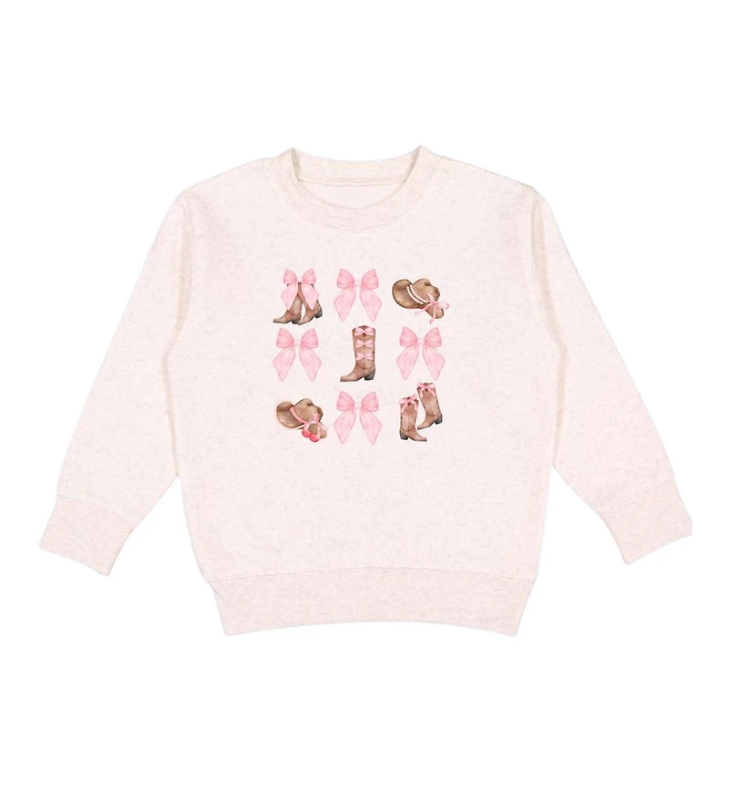 Sweet Wink Big Girls Coquette Cowgirl Sweatshirt