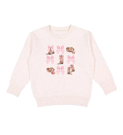 Sweet Wink Big Girls Coquette Cowgirl Sweatshirt