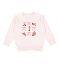 Sweet Wink Big Girls Coquette Cowgirl Sweatshirt