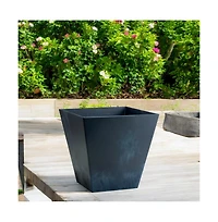 Slickblue Contemporary Square Planter in Plastic for Modern Outdoor Decor