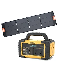 Mondawe 600W Portable Power Station with 200W Solar Panel