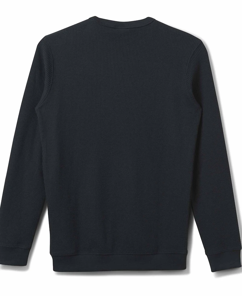 Quiksilver Men's Flanders Waffle Crew Long Sleeve Shirt