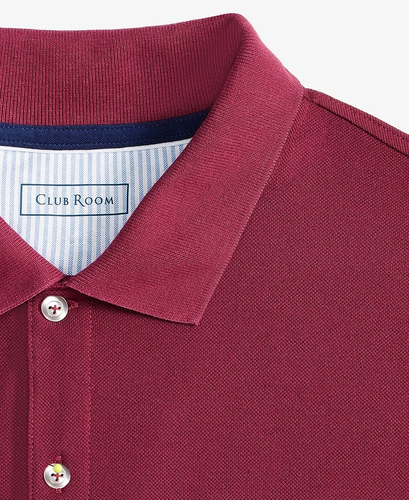 Club Room Men's Pique Polo Shirt, Exclusively at Macy's