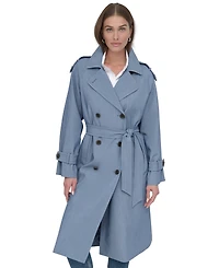 Dkny Women's Belted Double-Breasted Trench Coat