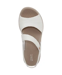 LifeStride Women's Cheerful Washable Peep Toe Slingback Sandals