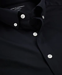 Charles Tyrwhitt Men's Four-Way Stretch Jersey Button Down Shirt