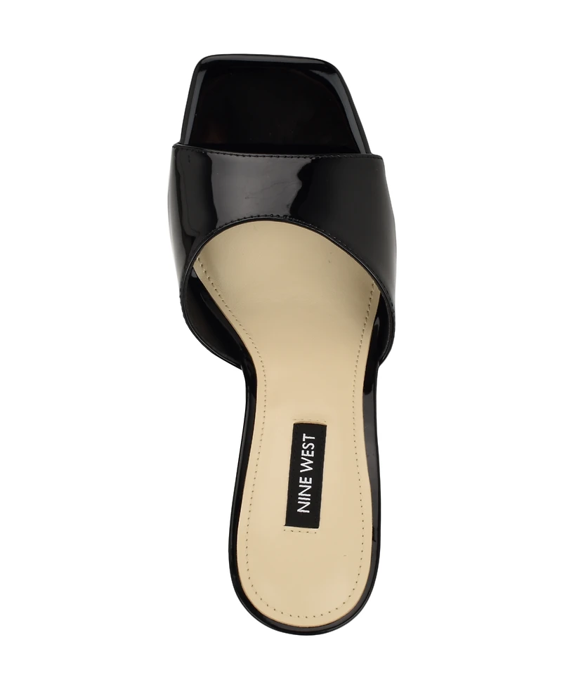 Nine West Women's Disko Square Toe Stiletto Sandals