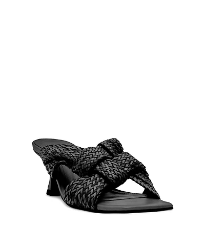 Schutz Women's Kali Kitten Heel Sandals