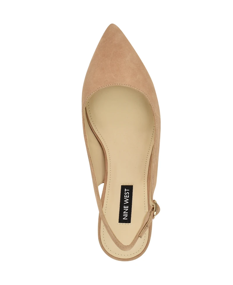 Nine West Women's Kamsee Block Heel Slingback Pumps