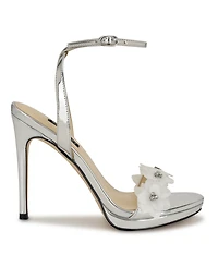 Nine West Women's Lovely Flowers Stiletto Sandals