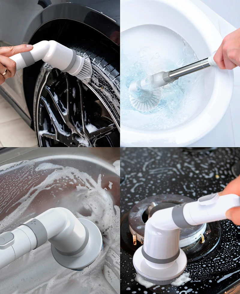 Tzumi Evo Scrub It Electric Cordless Spin Scrubber