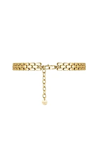 Rosefield Legacy Necklace In 14K Yellow Gold Plated Stainless Steel