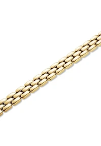 Rosefield Legacy Bracelet In 14K Yellow Gold Plated Stainless Steel