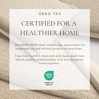 Linery & Co. 100% Cotton Reversible Waffle Weave / Percale Duvet Cover Set
