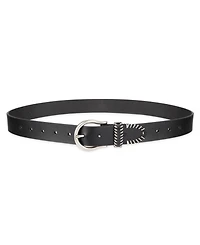 Levi's Women's Western Genuine Leather Contrast Stitch Belt