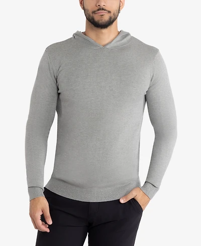 X-Ray Men's Basic Hooded Midweight Sweater