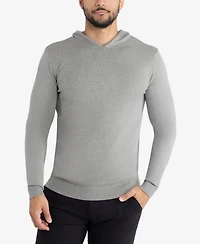 X-Ray Men's Basic Hooded Midweight Sweater