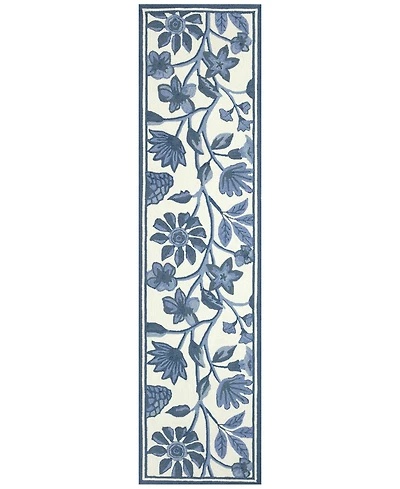 Liora Manne' Capri Floral Vine 2'x5' Runner Area Rug