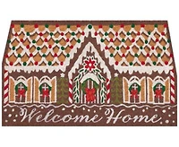 Liora Manne Natura Gingerbread House Welcome Rug Collection