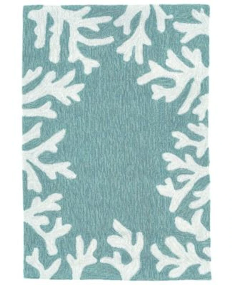 Liora Manne Capri Coral Border Rug Collection