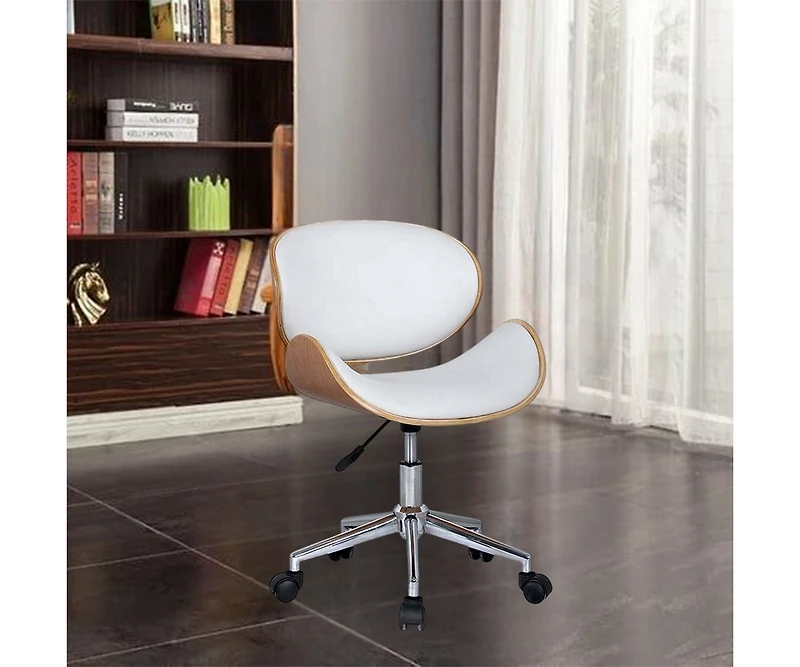 Slickblue Ergonomic Swivel Office Chair for Comfortable Seating and Productivity